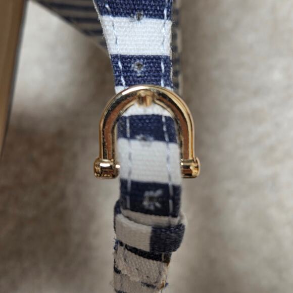 Tommy Hilfiger 8M Nautical Stripe Slingback Flat Shoed Adjustable - Picture 8 of 14